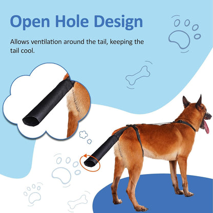 BARKLESS Dog Tail Protector, Dog Tail Wound Cover for Medium Large Dogs