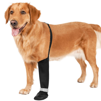 BARKLESS Dog Socks to Prevent Licking Paws, Leg Sleeve with Paw Protector