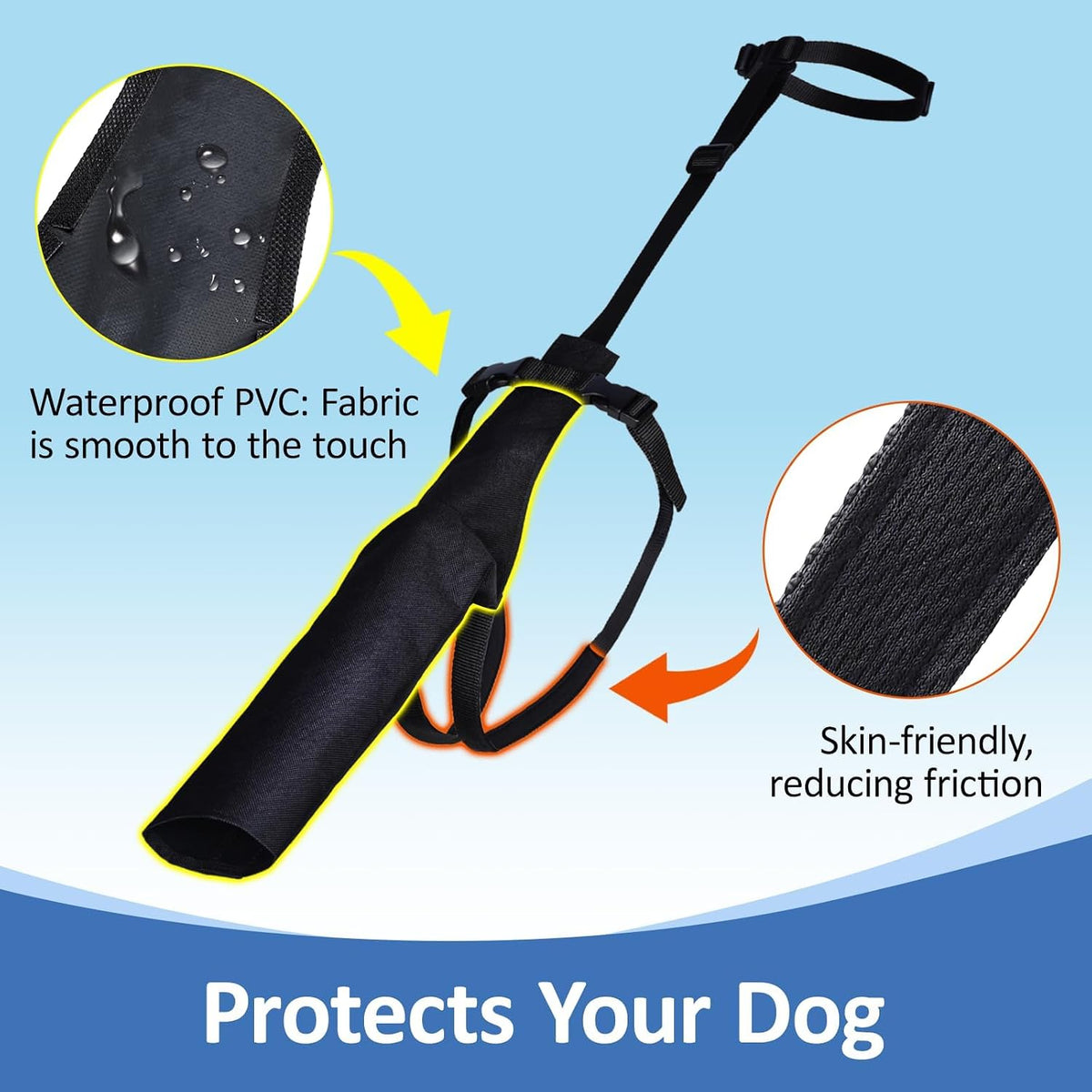 BARKLESS Dog Tail Protector, Dog Tail Wound Cover for Medium Large Dogs