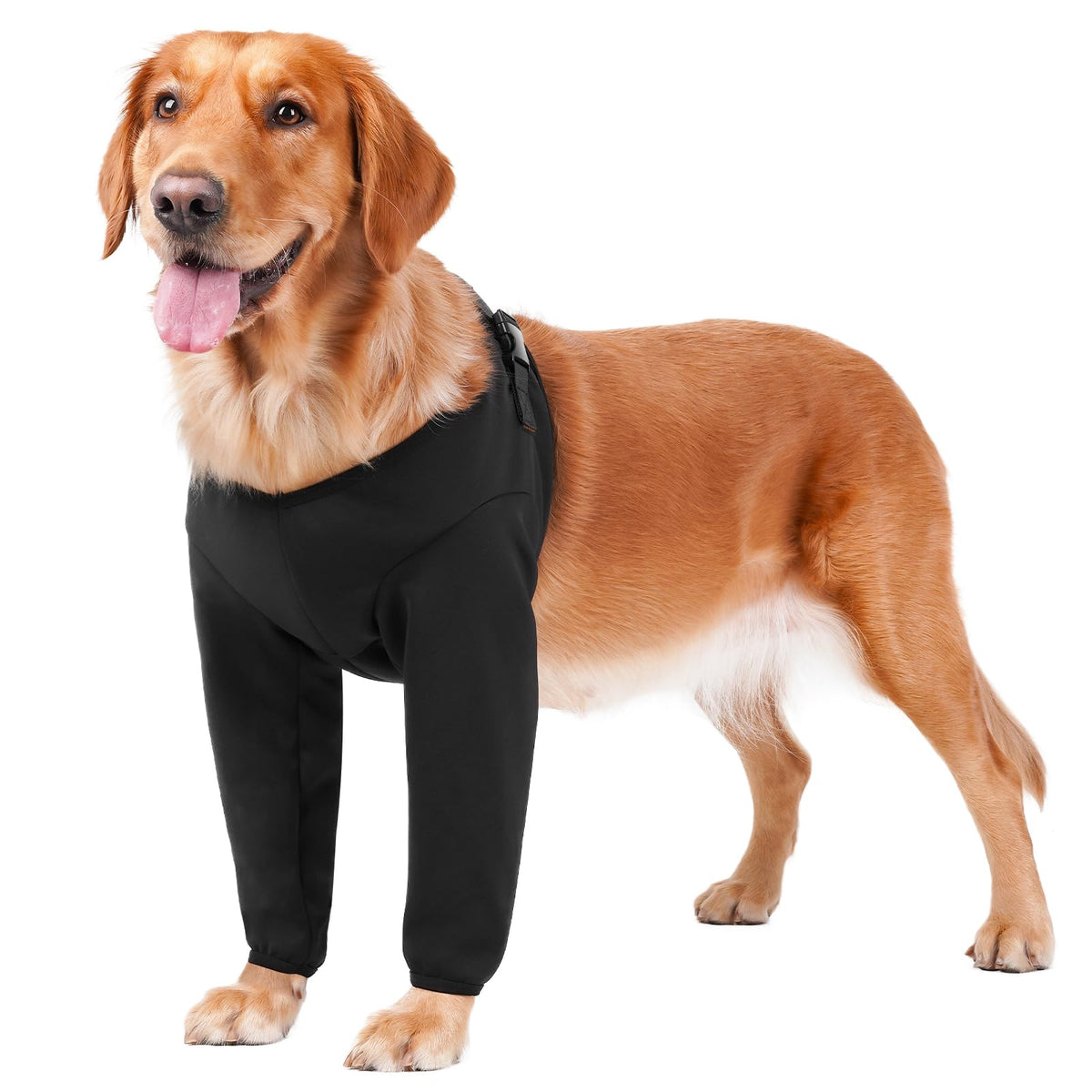 BARKLESS Dog Front Leg Sleeve to Prevent Licking, Soft Recovery Suit