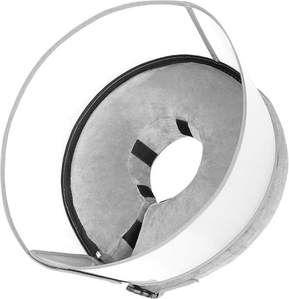BARKLESS Inflatable Dog Cone, Soft Dog Donut Collar After Surgery, 2-in-1 Inflatable Collar with Detachable Anti-Licking Shield, Patented Donut Cone for Large Breeds to Stop Licking Wounds
