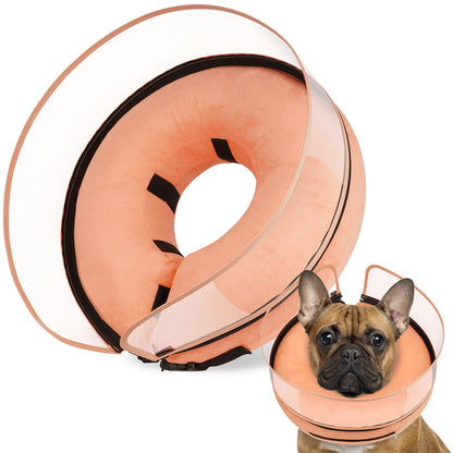 BARKLESS Inflatable Dog Cone for Large Dog to Stop Licking with Soft Guard
