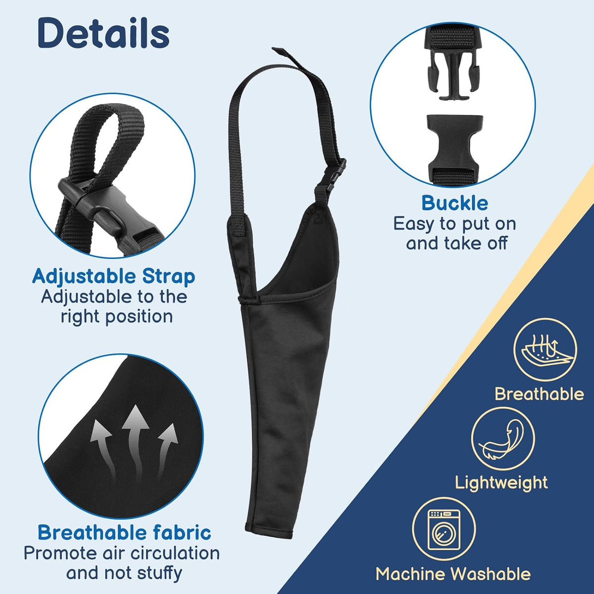BARKLESS Dog Leg Sleeve for Front Single Leg After Surgery to Stop Licking